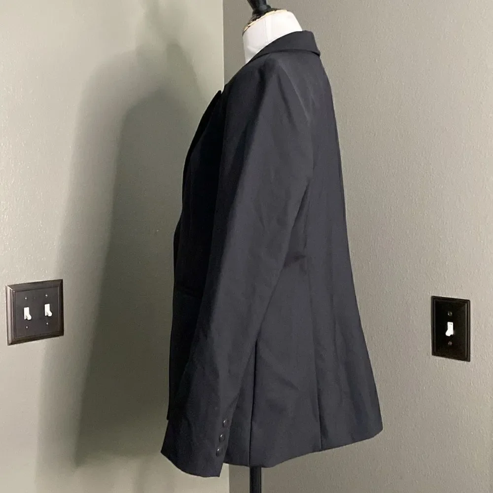 Halogen Black Blazer Jacket Single Button - Picture 7 of 10